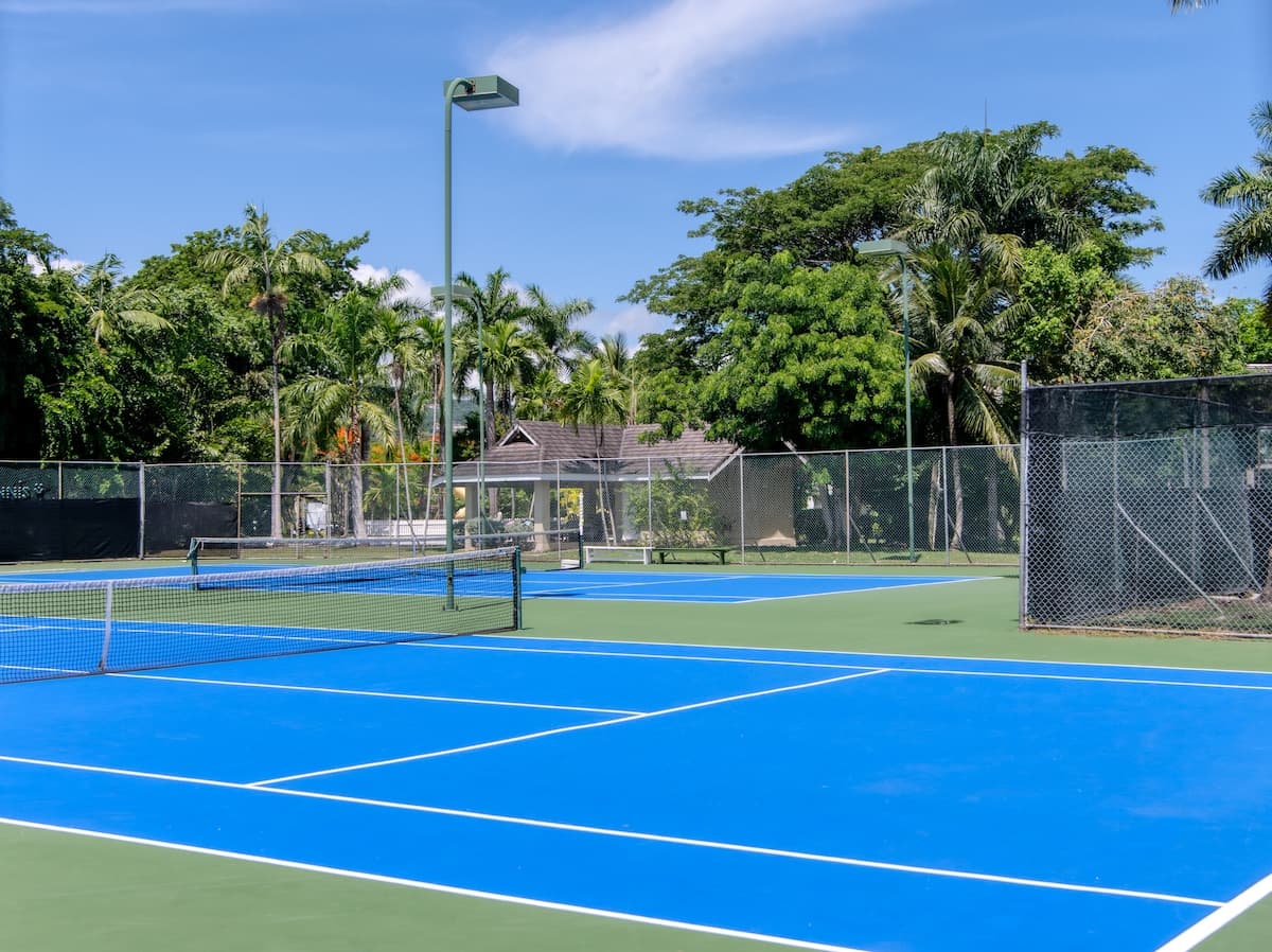 Tennis courts